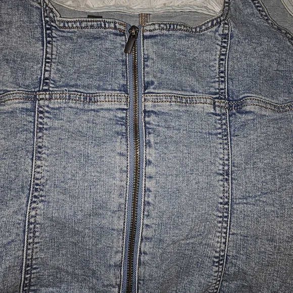 Wild Fable Denim dress Size L sleevless NWT - Picture 8 of 9